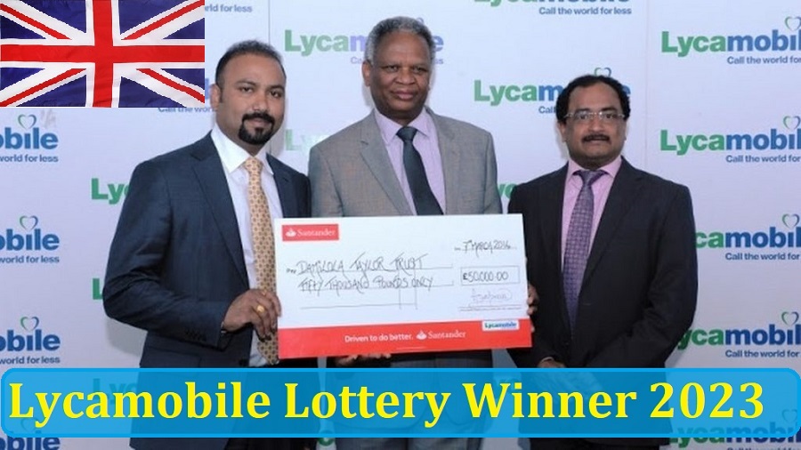 Lycamobile Lottery Winner 2023 UK