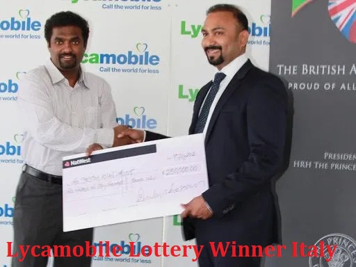 Lycamobile Lottery Winner 2023 in Italy