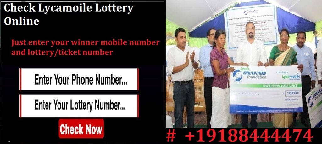 Check Lycamobile Lottery online